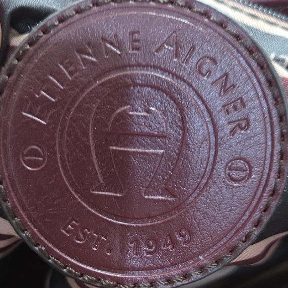 Etienne Aigner Deep Purple Crossbody Bag - Picture 7 of 10